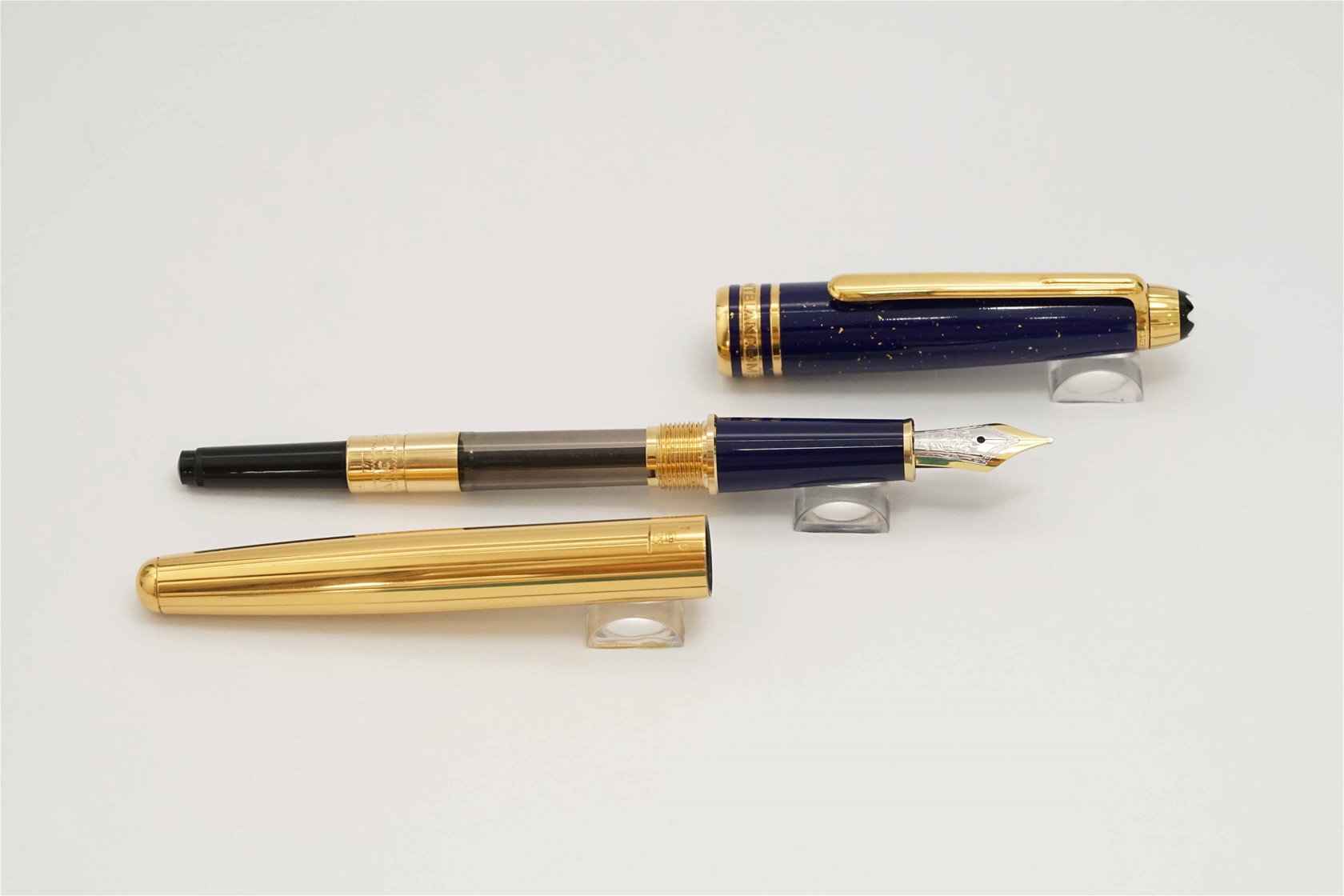Bút máy Montblanc Meistersrtuck 144 Ramses II Vermeil & Lapis Lazuli 18K F