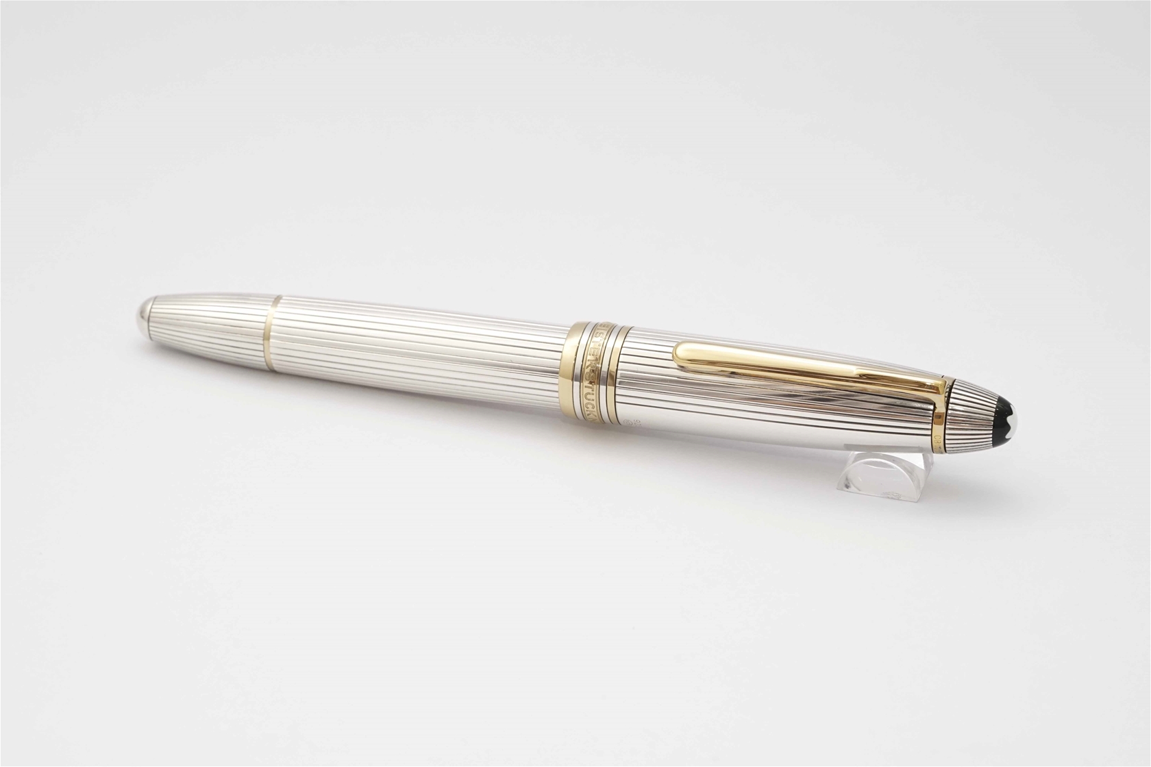 Bút máy Montblanc Meisterstuck 146 Legrand Solitaire 925 Sterling Silver 18K F