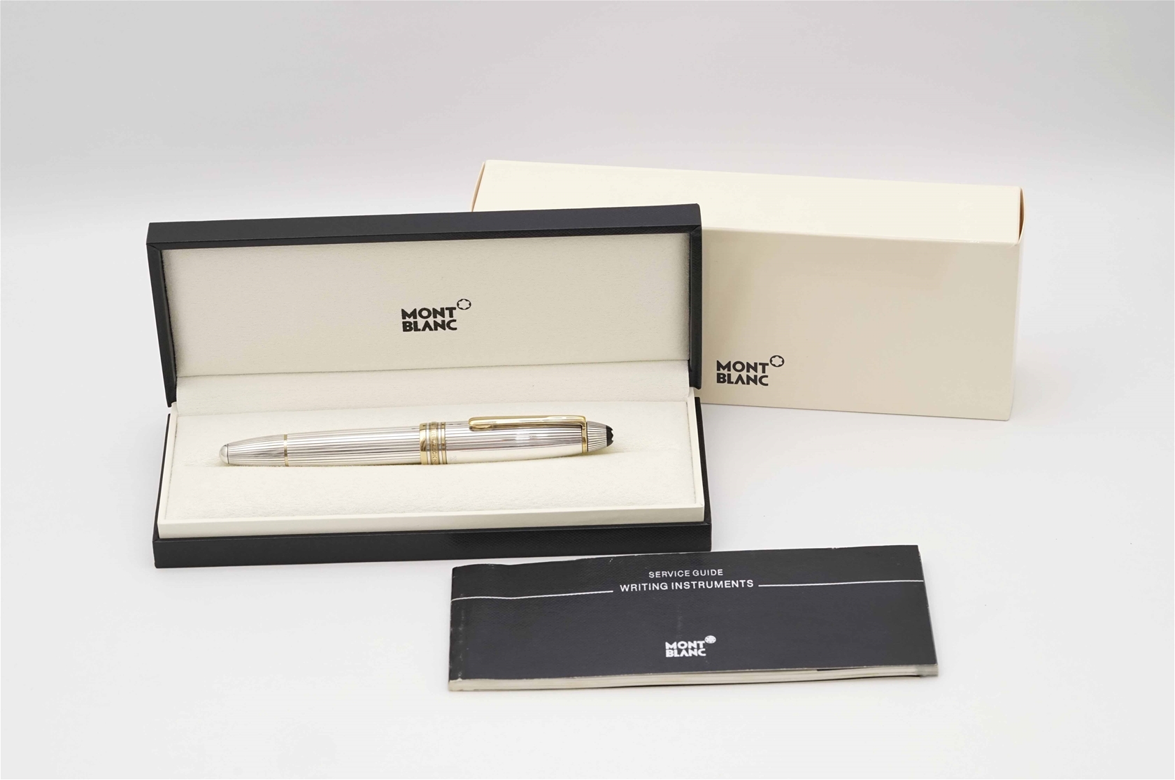 Bút máy Montblanc Meisterstuck 146 Legrand Solitaire 925 Sterling Silver 18K F