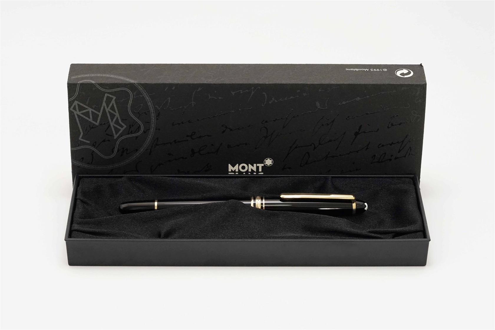 Bút bi nước Montblanc Meisterstuck 163 Classic & Gold Rollerball
