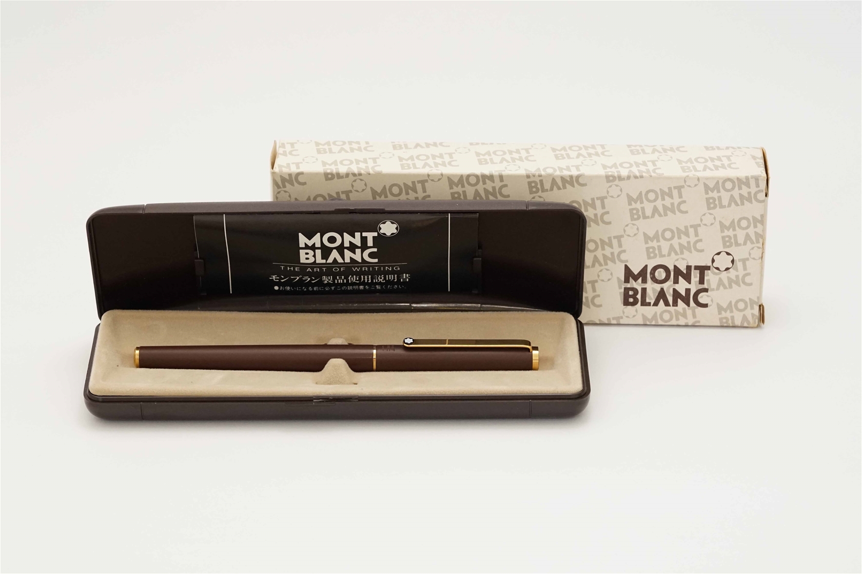 Bút máy Montblanc Noblesse Slimline Matte Brown Steel F