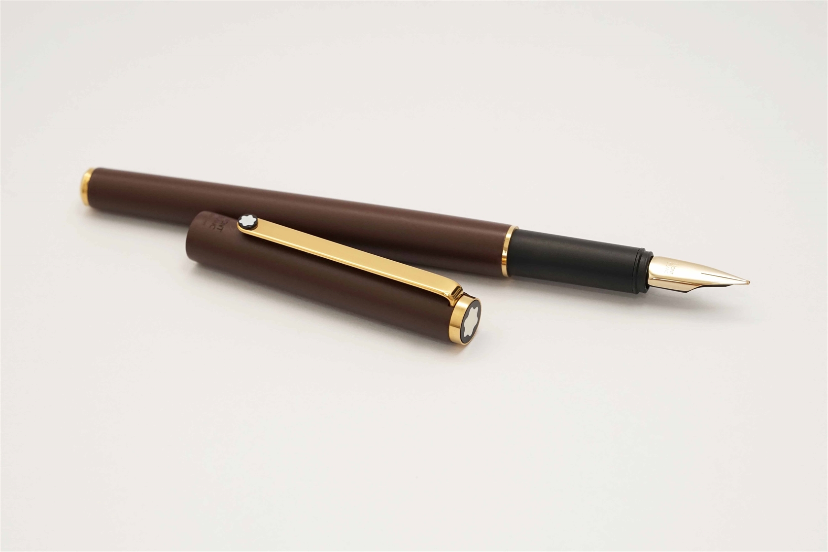 Bút máy Montblanc Noblesse Slimline Matte Brown Steel F