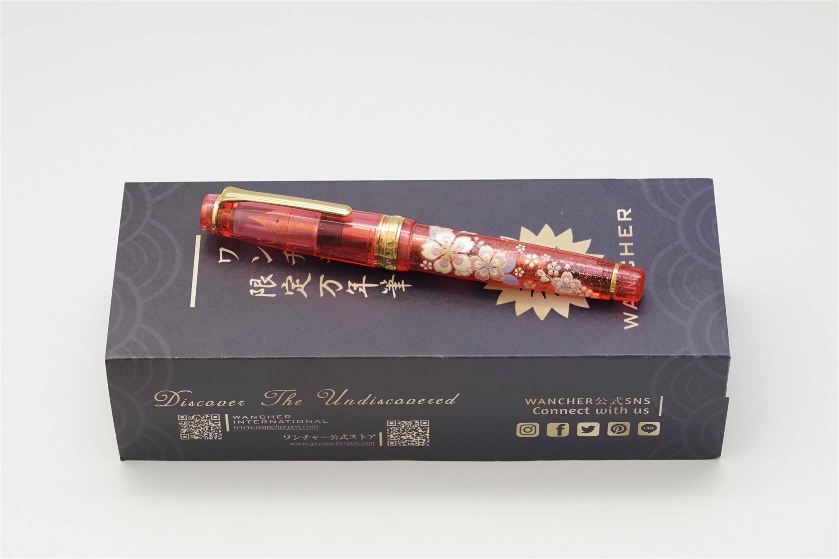 Bút máy Sailor Professional Gear Maki-e Sakura Lacquer Glossy Limited Edition 21K H-M