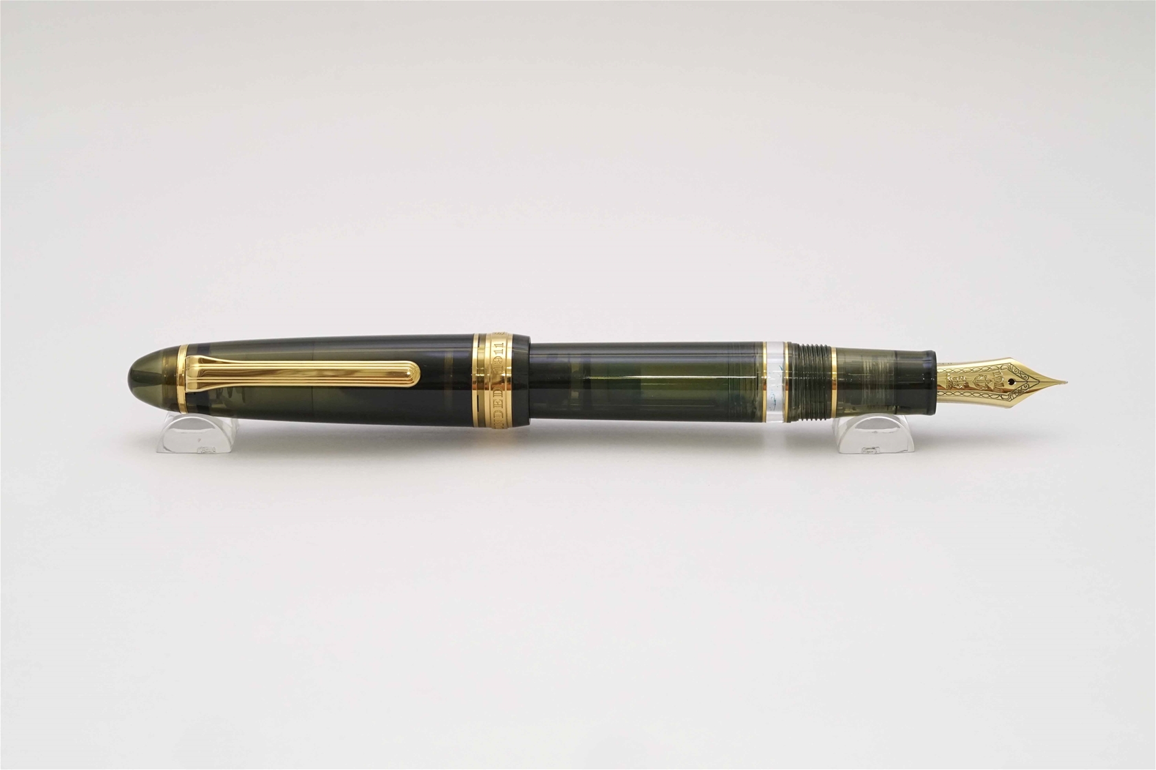 Bút máy Sailor Wancher 1911 Large Realo Demonstrator Dark Green Limited Edition 21K H-F