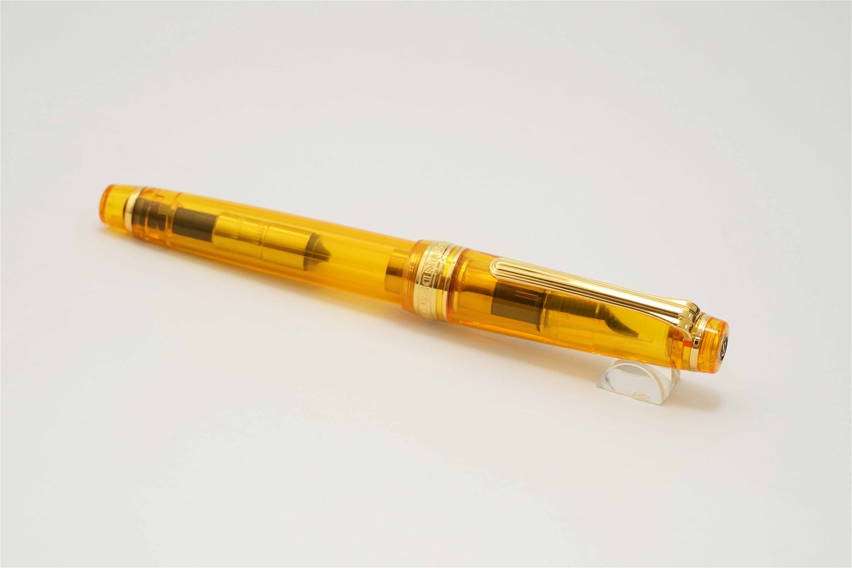 Bút máy Sailor x Wancher Pro Gear Slim Transparent Amber 14K MF