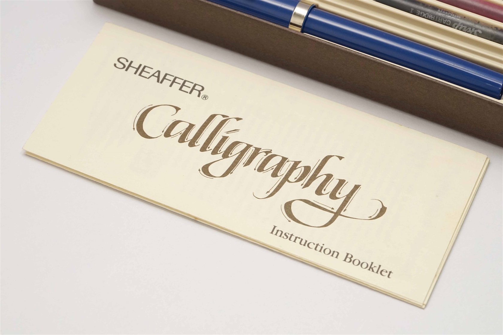 Set bút Sheaffer Calligraphy Set Blue Pen & 3 Different Nibs