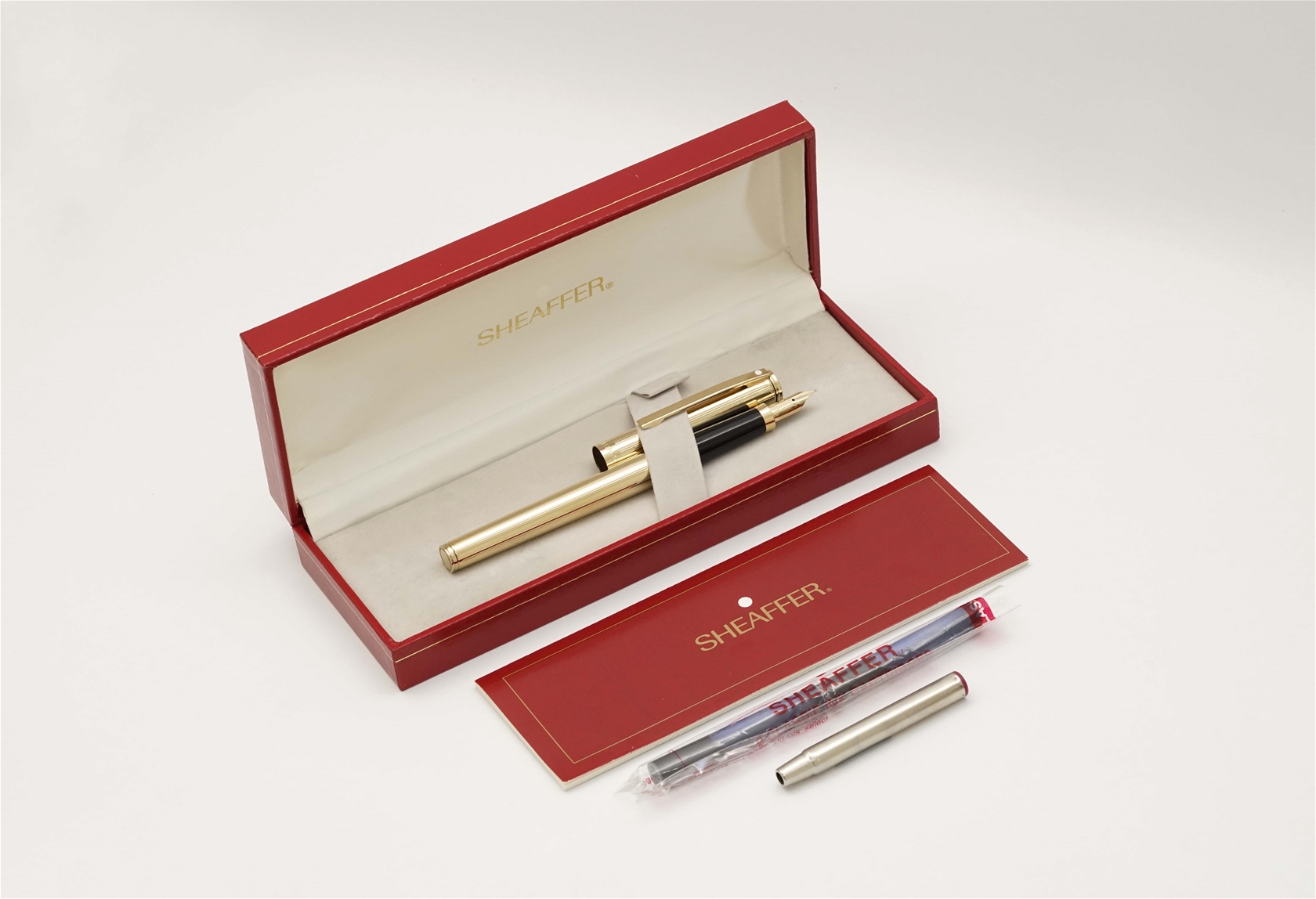 Bút máy Sheaffer Fashion 270 23K Gold Plated Steel F