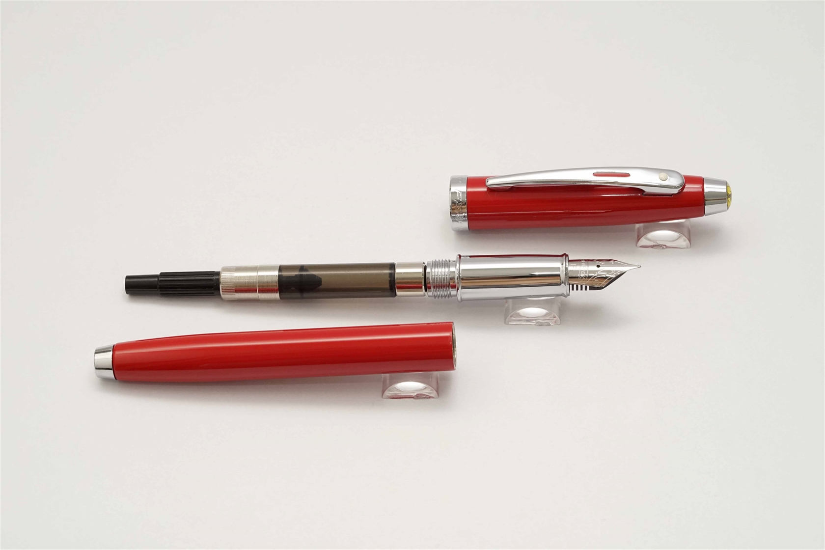 Bút máy Sheaffer Ferrari 100 Red Rosso Corsa Steel F