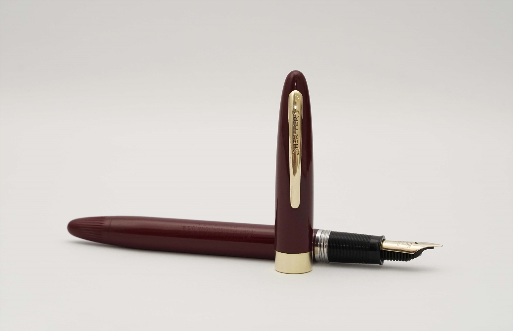 Bút máy Sheaffer Snorkel Touchdown Burgundy 14K F 