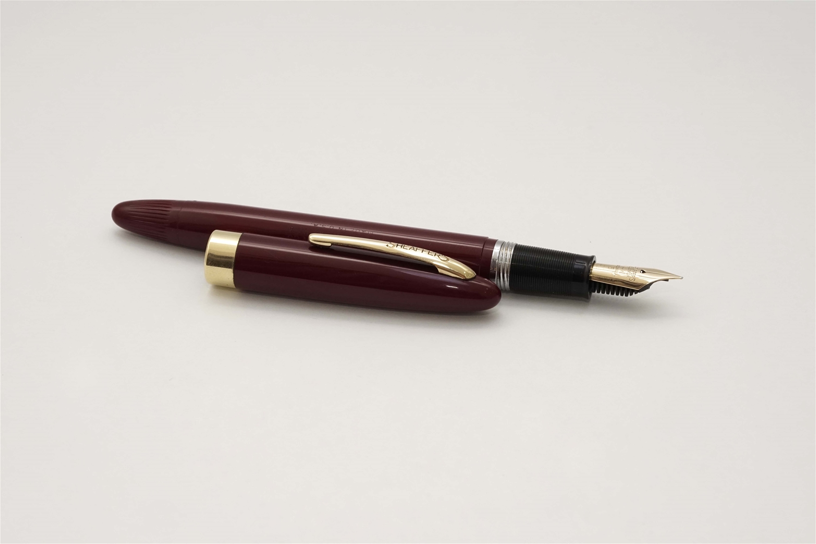 Bút máy Sheaffer Snorkel Touchdown Burgundy 14K F 