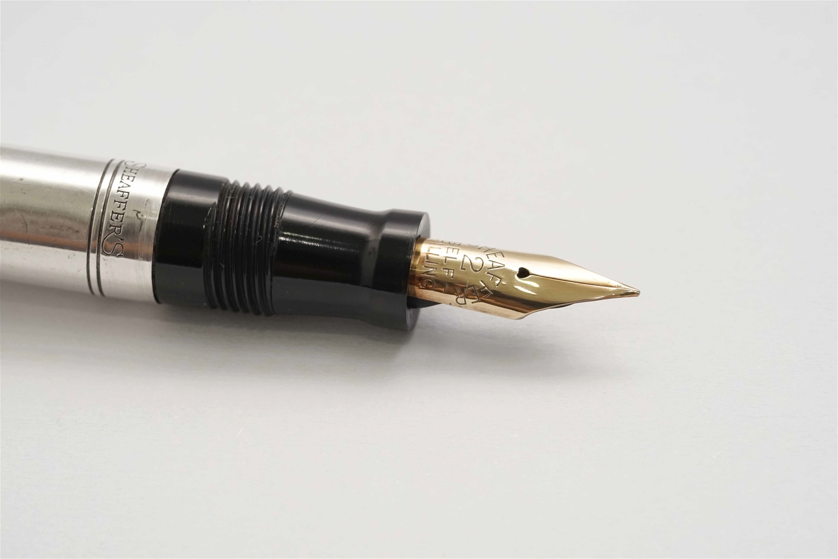 Bút máy Sheaffer Sterling Lever Fill Ring Top 14K F Flexible Nib