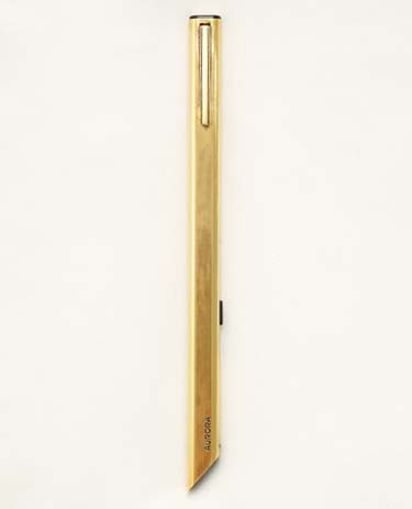 Bút bi Aurora Thesi Vermeil Gold Plated Sterling Silver Ballpoint Pen