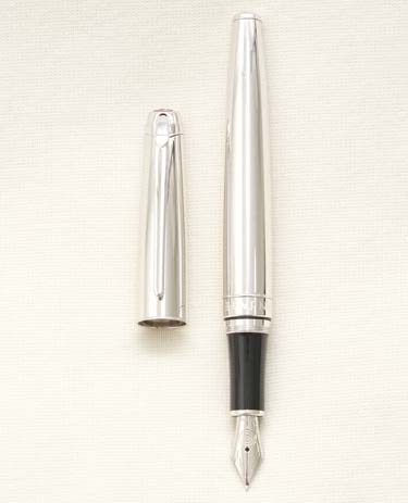 Bút máy Caran D'ache Leman Mirror Rhodium 18K F