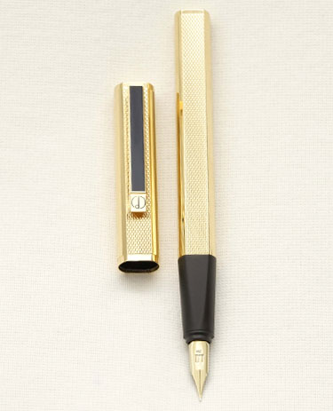 Bút máy Alfred Dunhill Gemline Classic Gold Plated 18K F