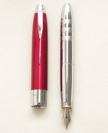 Bút máy Cross Compact Red Silver CT Steel F