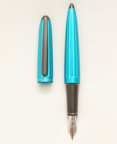 Bút máy Diplomat Torquoise Aero Steel F