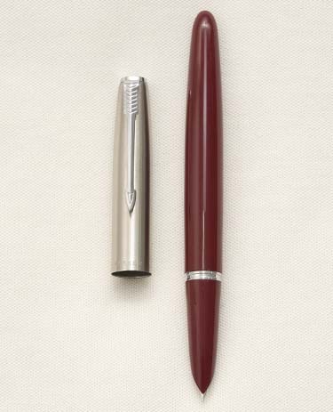 Bút máy Parker 21 Burgundy Steel F
