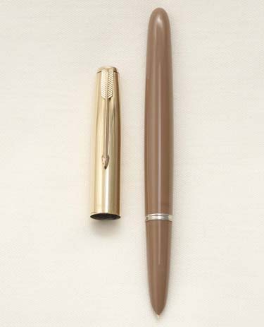 Bút máy Parker 51 Aerometric Cocoa & Gold Filled Cap 14K F