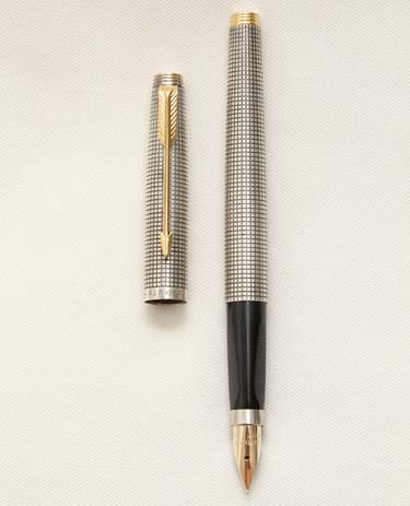 Bút máy Parker 75 Cisele Sterling Silver 14K XF