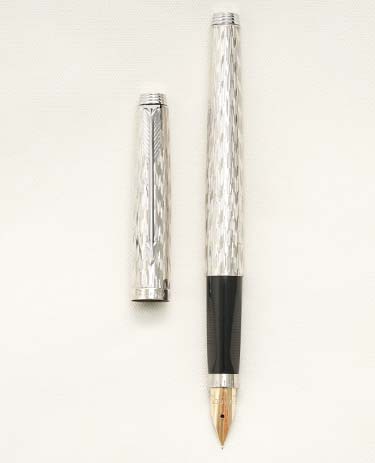 Bút máy Parker 75 Flamme Silver Plated 14K XF