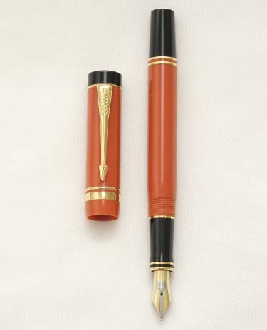 Bút máy Parker Duofold International Orange Special Edition 18K X