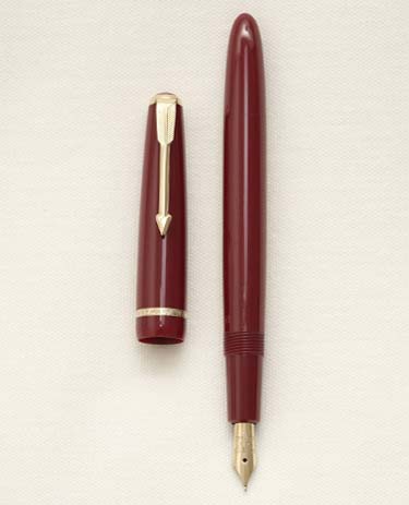 Bút máy Parker Duofold Slimfold Burgundy 14K F