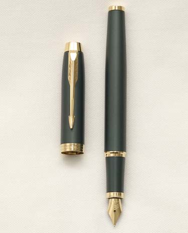 Set bút máy Parker IM Achromatic Retrol Green Steel F