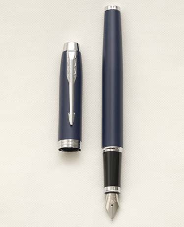 Bút máy Parker IM Matte Blue CT Steel F