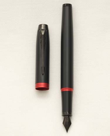 Bút máy Parker IM Professional Vibrant Ring Flame Orange Steel F