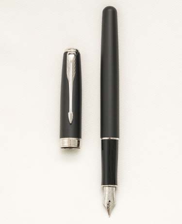 Bút máy Parker Sonnet 2007 Matte Black CT Steel M