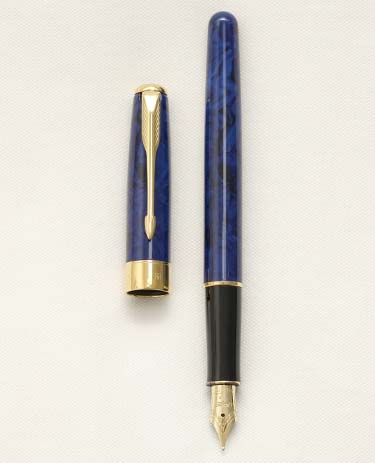 Bút máy Parker Sonnet Blue Marble GT 18K M