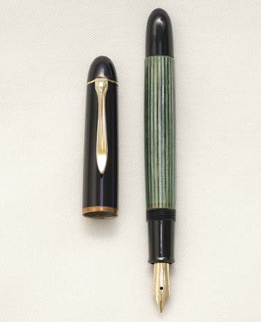 Bút máy Pelikan 140 Green Stripe 14C M