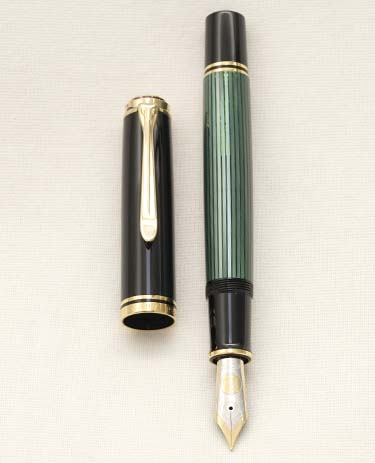 Bút máy Pelikan Souveran M1000 Green Stripe 18K F 