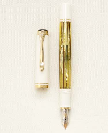 Bút máy Pelikan Souveran M400 White Tortoise 14K M