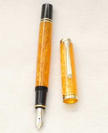Bút máy Pelikan Souveran M600 Vibrant Orange 14K M 