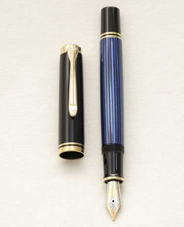 Bút máy Pelikan Souveran M800 Blue Stripe 18K B