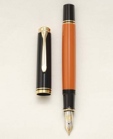 Bút máy Pelikan Souveran M800 Burnt Orange 18K B