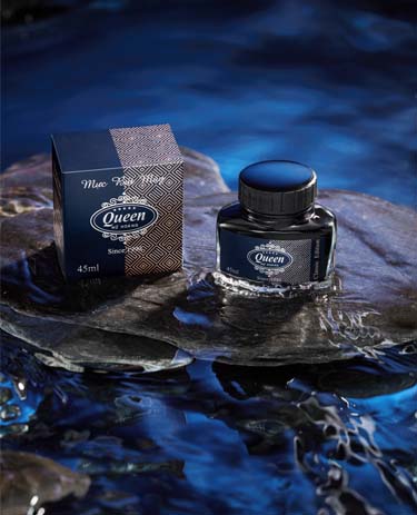 Mực bút máy Queen Premium Dark Blue Ink 45ml