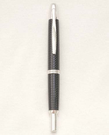 Bút máy Pilot Capless Vanishing Point Black Carbonesque 18K F