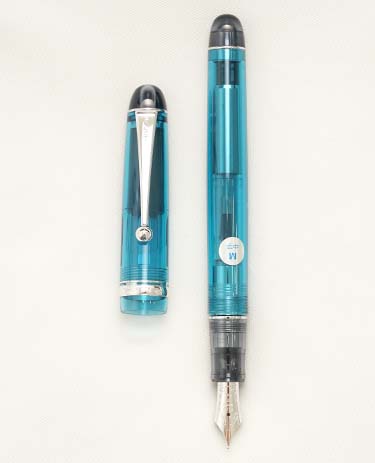 Bút máy Pilot Custom 74 Transparent Turquoise Green 14K M