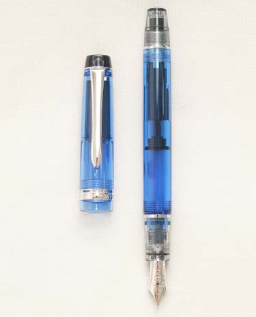 Bút máy Pilot Custom Heritage 92 Transparent Blue Body 14K M