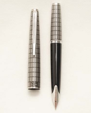 Bút máy Pilot Elite Pocket Cross Hatch 18K F