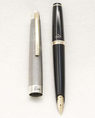 Bút máy Pilot Namiki Elite Sterling Silver Cross-Hatch Cap 18K F