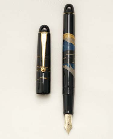 Bút máy Pilot Namiki Nippon Art Mount Fuji and Ship 14K M