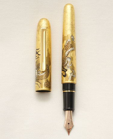 Bút máy Platinum 3776 Century Maki-e Kanazawa-Haku Rising Dragon 14K F