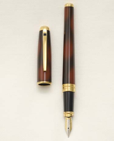 Bút máy S.T. Dupont Olympio XL Genuine Chinese Lacquer Tortoise Shell 18K M