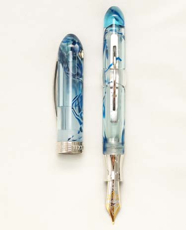 Bút máy Visconti Millennium Arc Blue Demonstrator Limited Edition 18K M