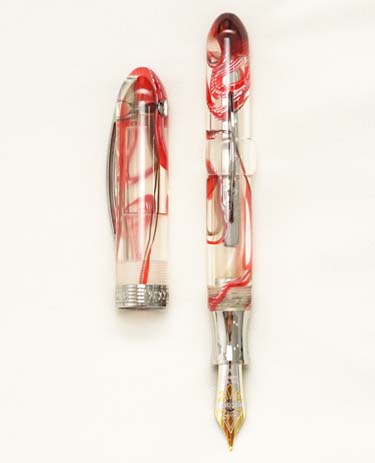 Bút máy Visconti Millennium Arc Red Demonstrator Limited Edition 18K M