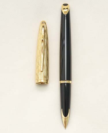 Bút máy Waterman Carene Essential Black & Gold 18K M