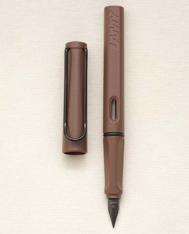 Set bút máy Lamy Safari Line Friends Brown Special Edition Steel EF